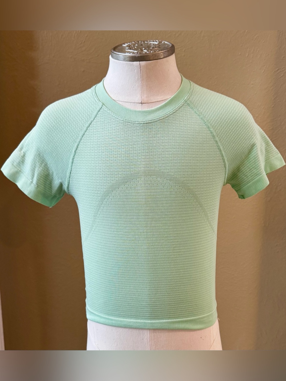 Lululemon Mint Green Short Sleeve Seamless Top